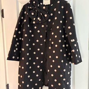 Kate Spade Black and White Polka Dot Jacket